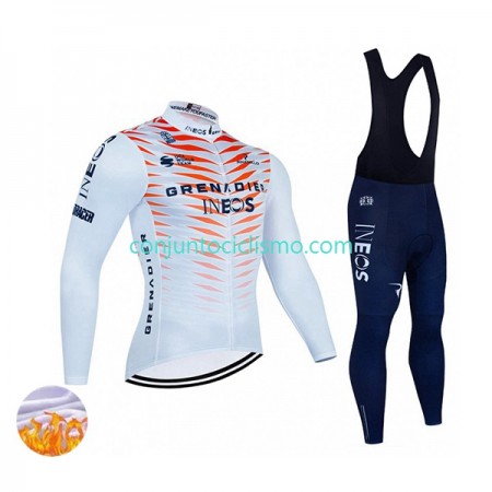 Conjunto Maillot + Culotte largo con tirantes Invierno Termico Ineos Grenadiers 2022 N004